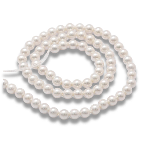 Perlas Nacaradas, Grado A, 4mm, Beads