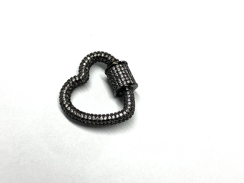 Heart Shape Closure, Rhinestone