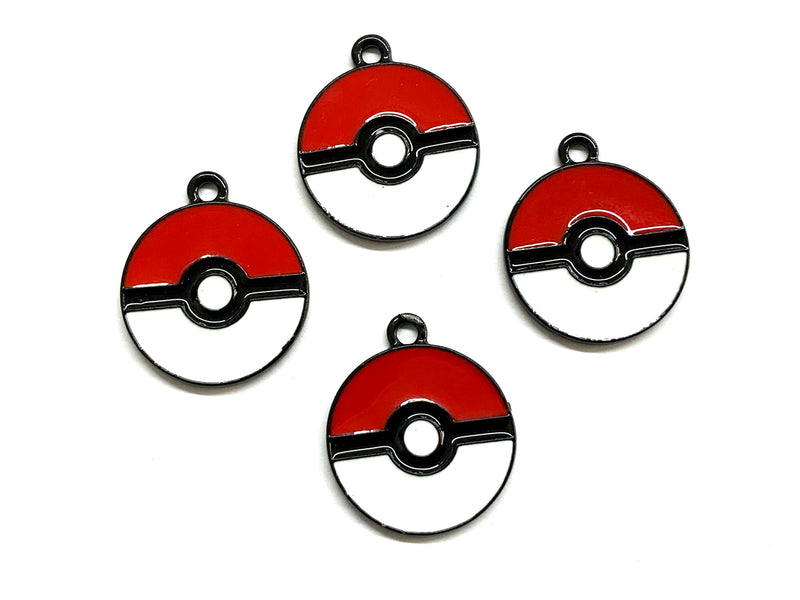 Pokebola, Pokemon, Charm, Enamel