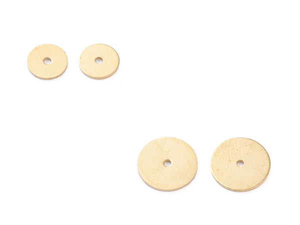 Disc, Spacer, 6-8mm, 18k Plating