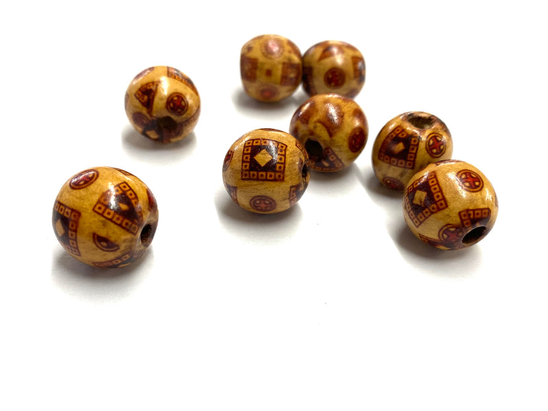 Wood with Design, Beads