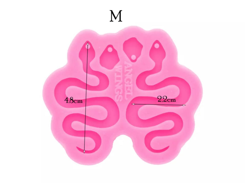 Serpiente, Molde para Resina y Arcilla Polimérica