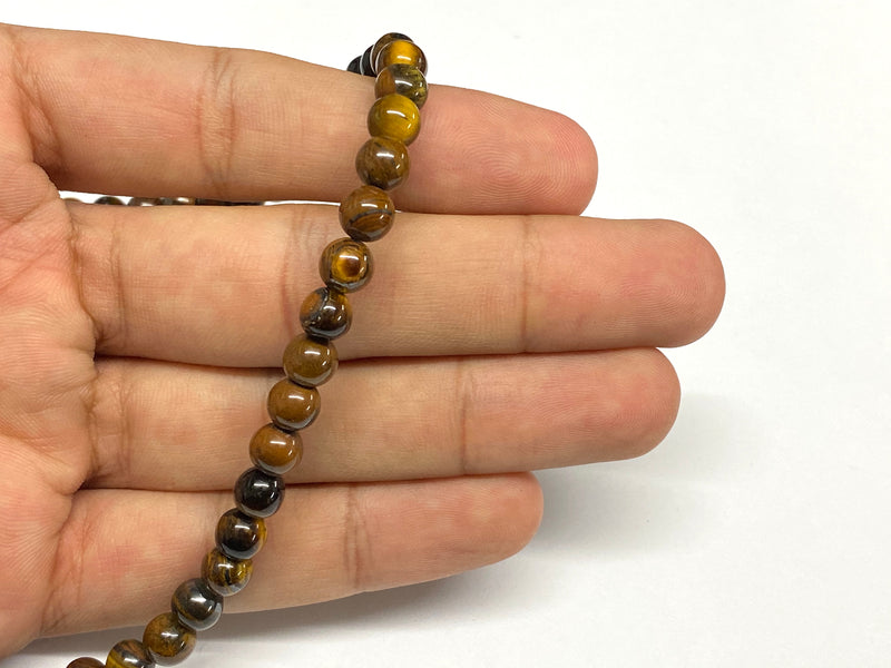 Stone, Tiger Eye, Faceted, 10mm, 8mm, 6mm