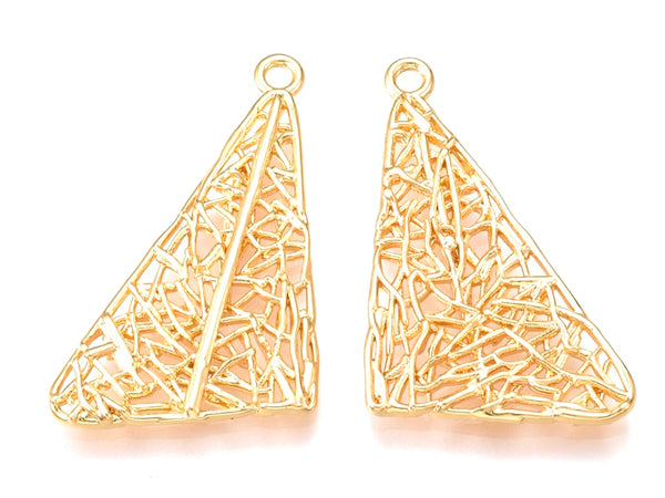 Triangle, Pendant, Plating