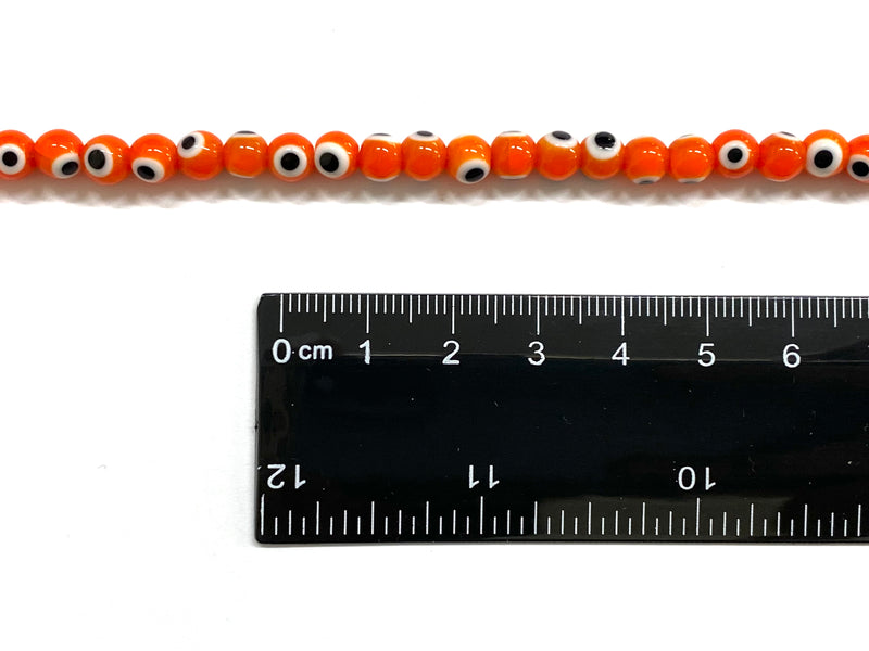 Evil Eye, Beads, Ojo, 6mm