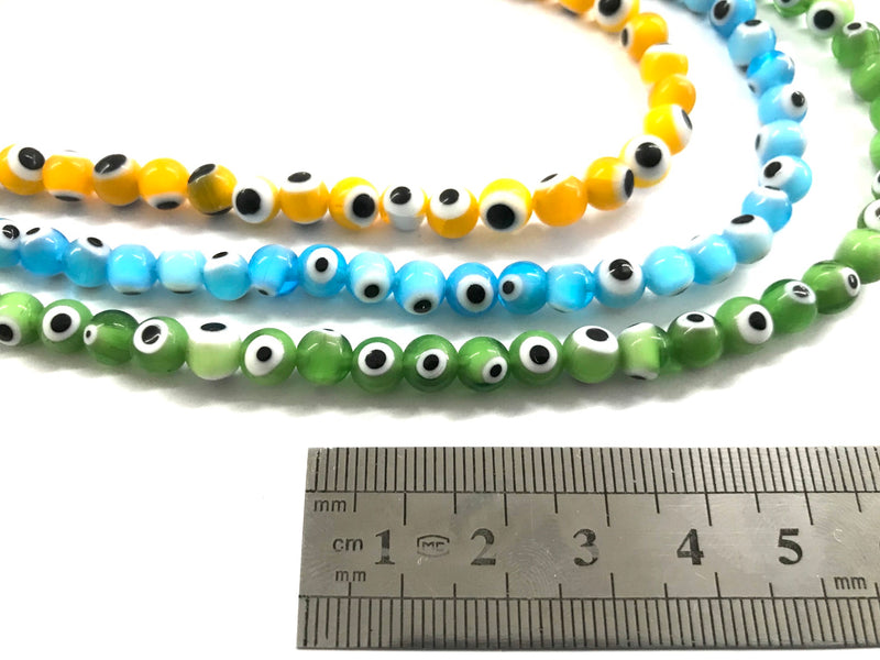 Turkish Ojo Beads 6mm