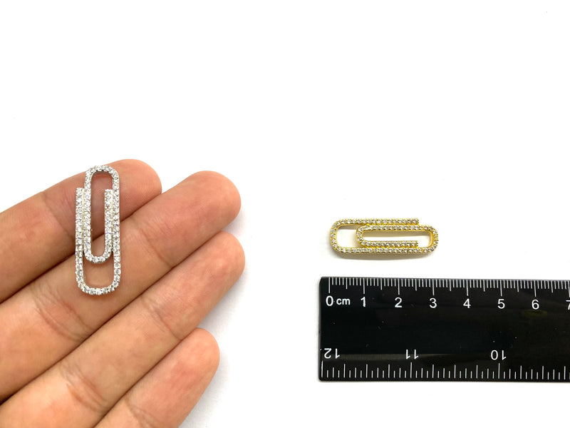 Paperclip, 18k plating