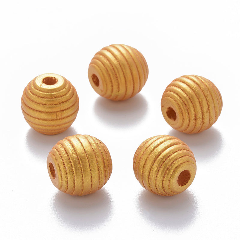 Beads, Madera, 18mm