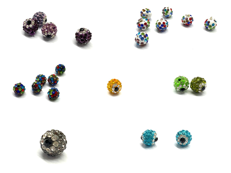 Beads con Rhinestone 9mm