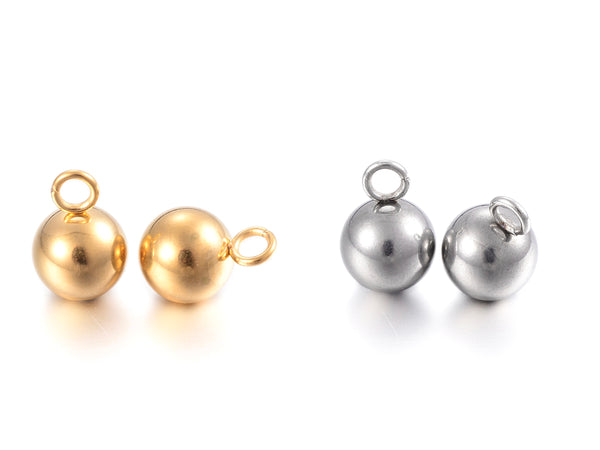 Bola, Charm, Stainless Steel