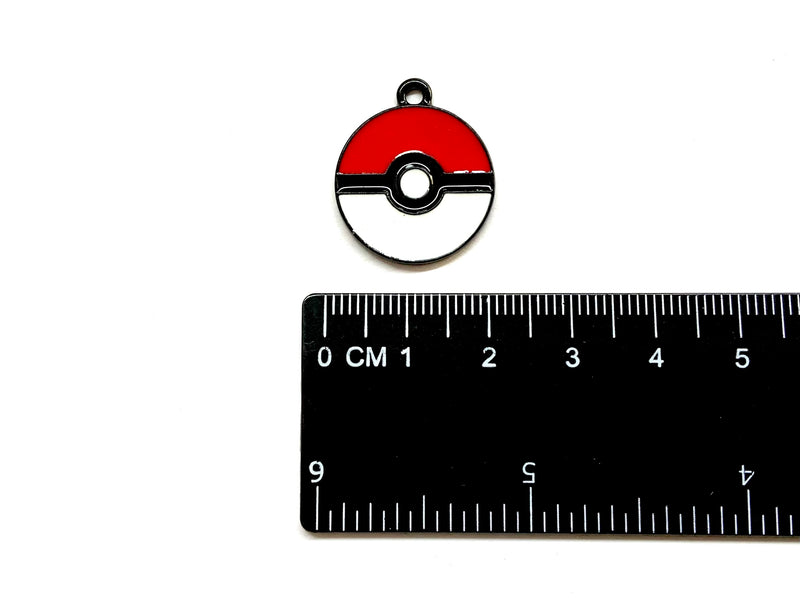 Pokebola, Pokemon, Charm, Enamel