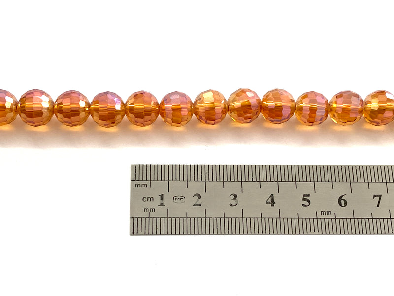 Faceted Beads, 10mm