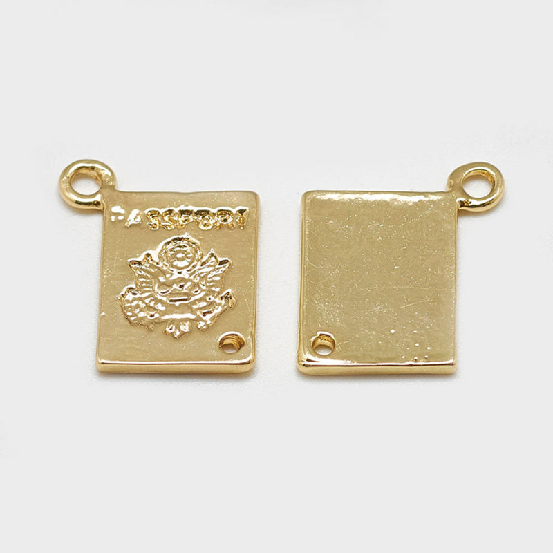 Pasaporte, Enchapado 18k, Conector