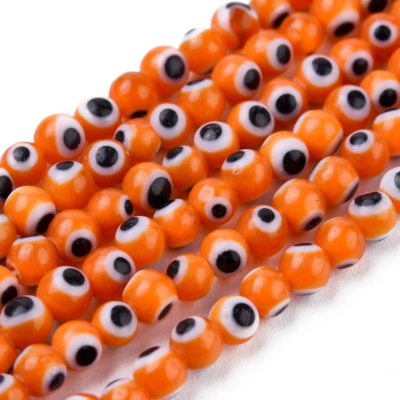 Evil Eye, Beads, Ojo, 4mm