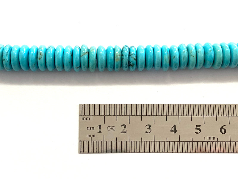 Turquoise, Spacers, 10mm