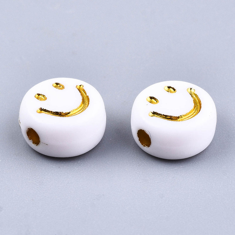 Smile Emoji Happy Face Carita Feliz Beads Deer Beads Store