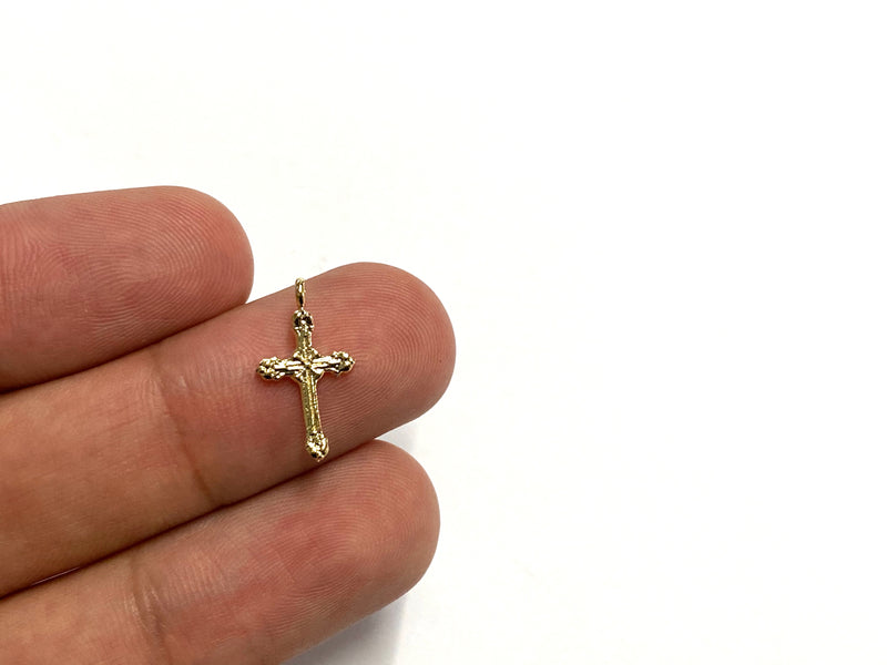 Cross, Plated, Charm*