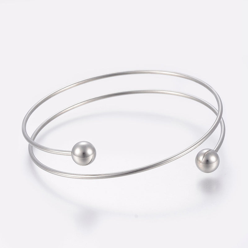 Bangle, Pulsera, Stainless Steel