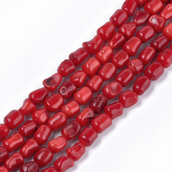 Coral de Bambú de Mar, 7mm, Beads