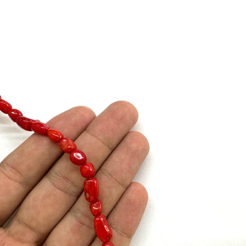 Coral de Bambú de Mar, 7mm, Beads