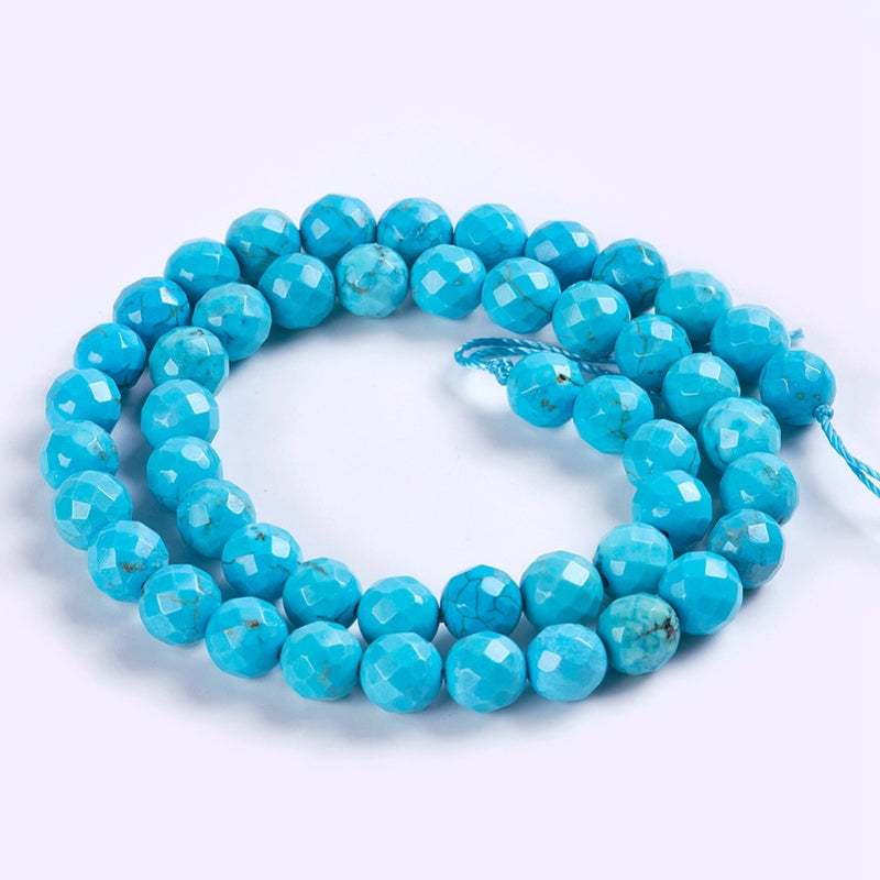 Turquoise, Faceted, 6mm