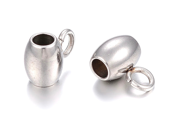 Beads con Argolla, Stainless Steel