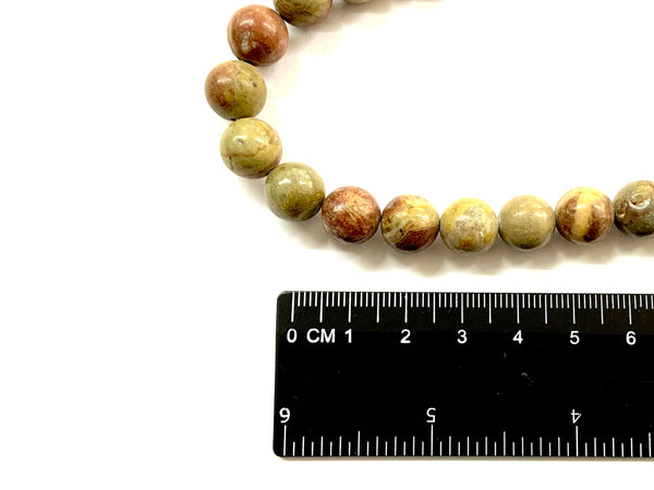 Red Rainbow Jasper, 10mm, Beads