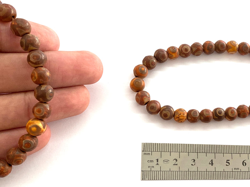 Tibetan Agate, 8mm