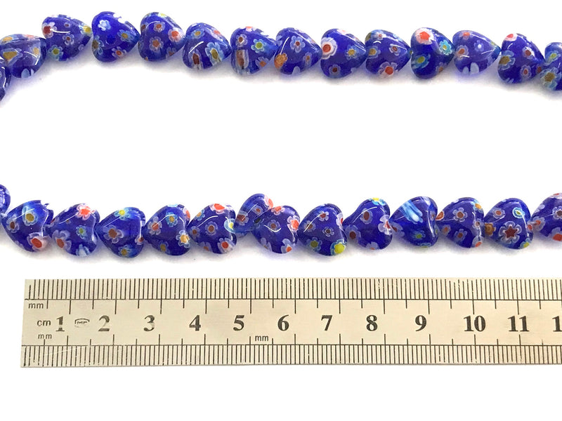 Beads, Millefiori, Heart