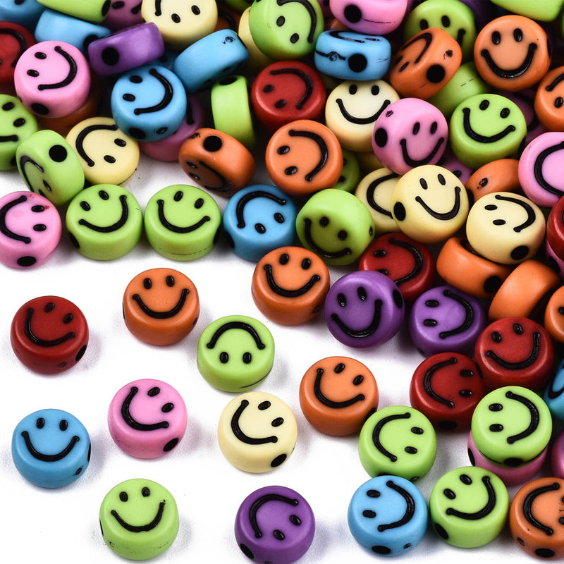 Smile Emoji Happy Face Carita Feliz Beads