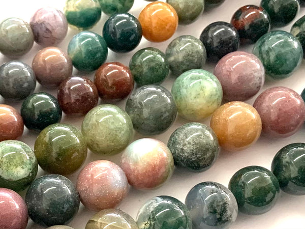 Indian Agate, 8mm, 10mm