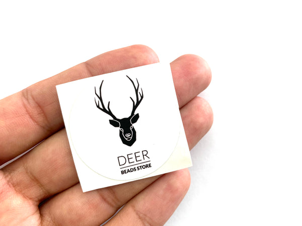 Sticker, DEER BEADS STORE