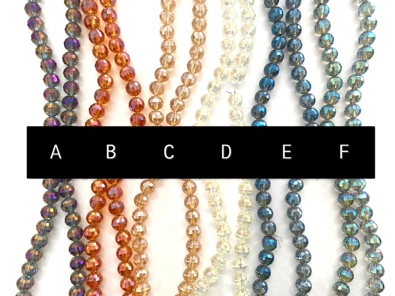 Faceted Beads, 10mm