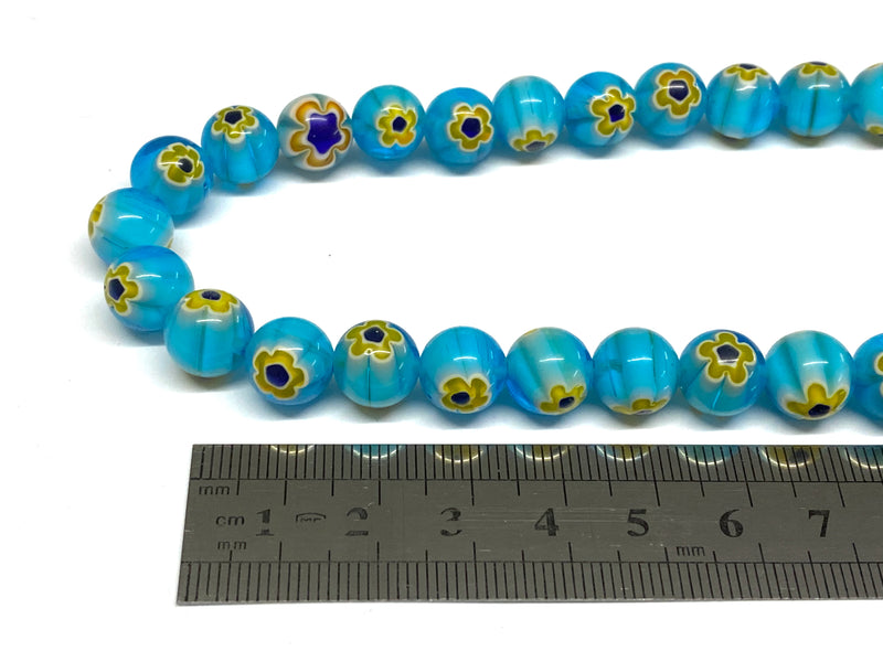 Millefiori, 10mm, Beads