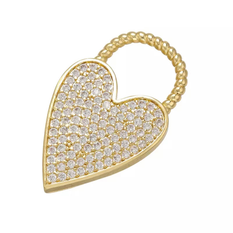 Heart, Pendant, 18k plating