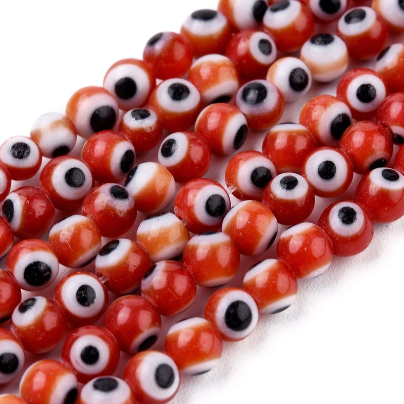 Evil Eye, Beads, Ojo, 4mm