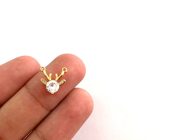 Deer, Stag, Plating, Pendant