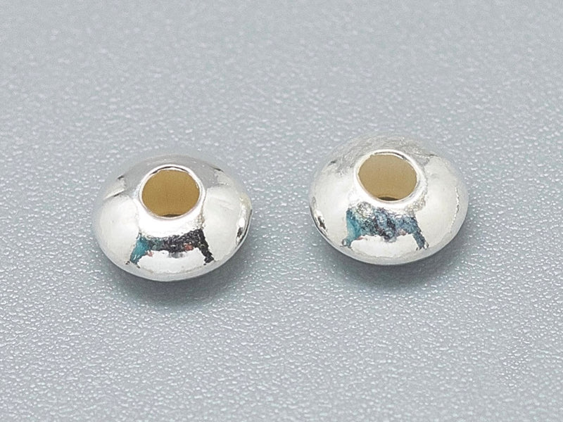 Beads Spacer, Separadores, Plata .925