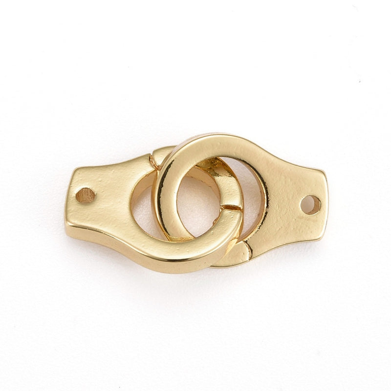 Connector, Handcuffs, 18k Plating