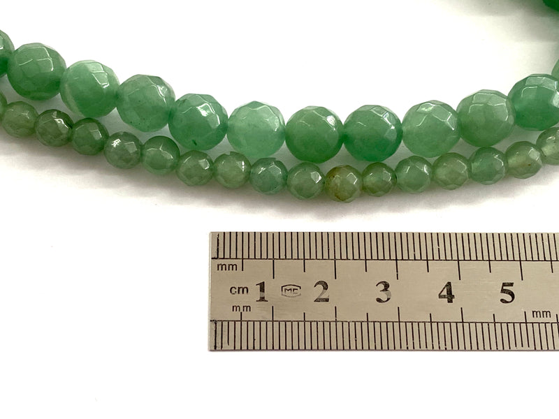 Faceted Stones, 6, 10mm