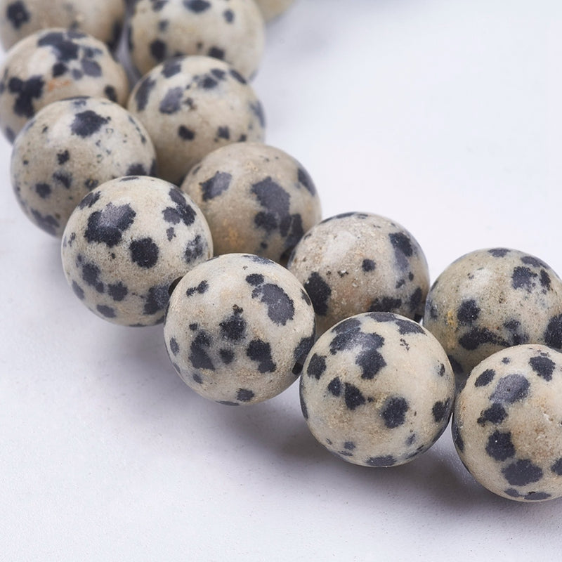 Dalmatian Jasper, Piedra, 10mm, Beads