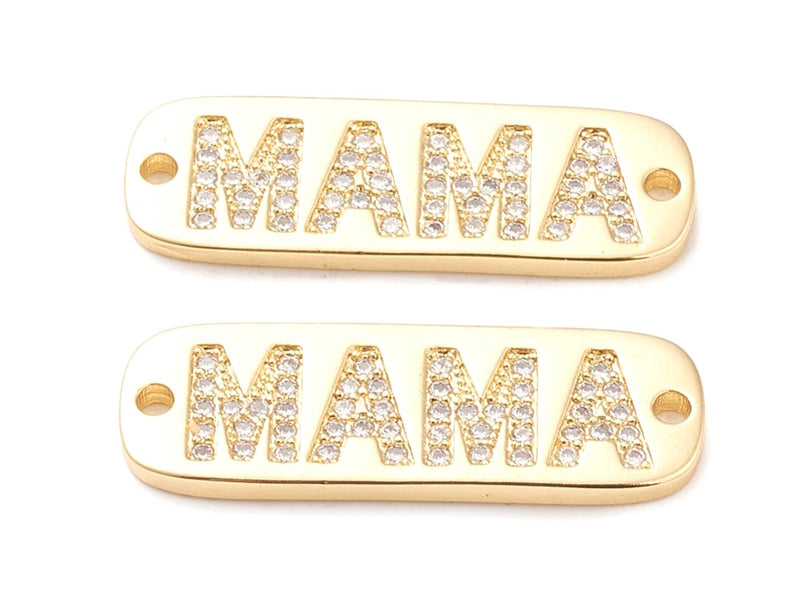 Mamá, Conector, Enchapado 18k