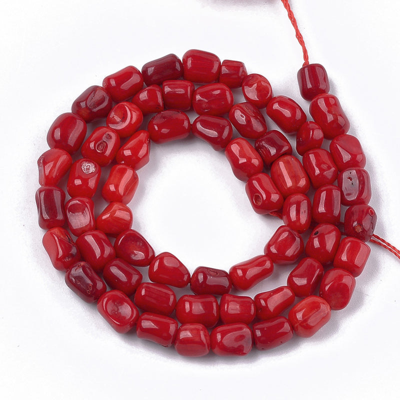 Coral de Bambú de Mar, 7mm, Beads