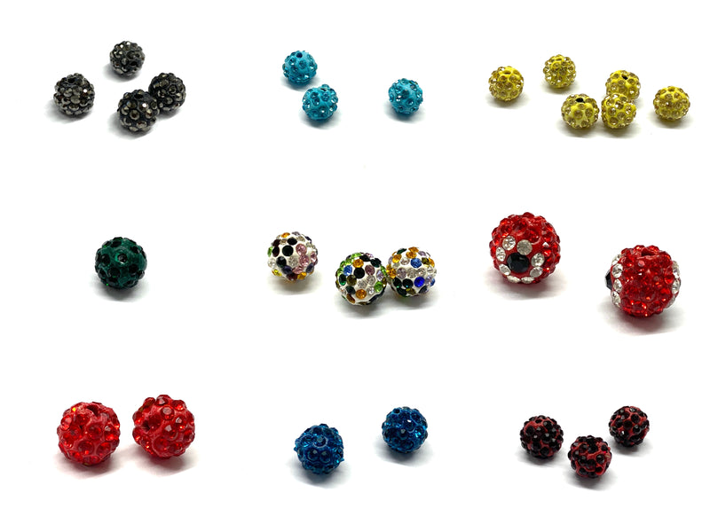 Beads con Rhinestone 9mm