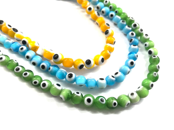 Turkish Ojo Beads 6mm