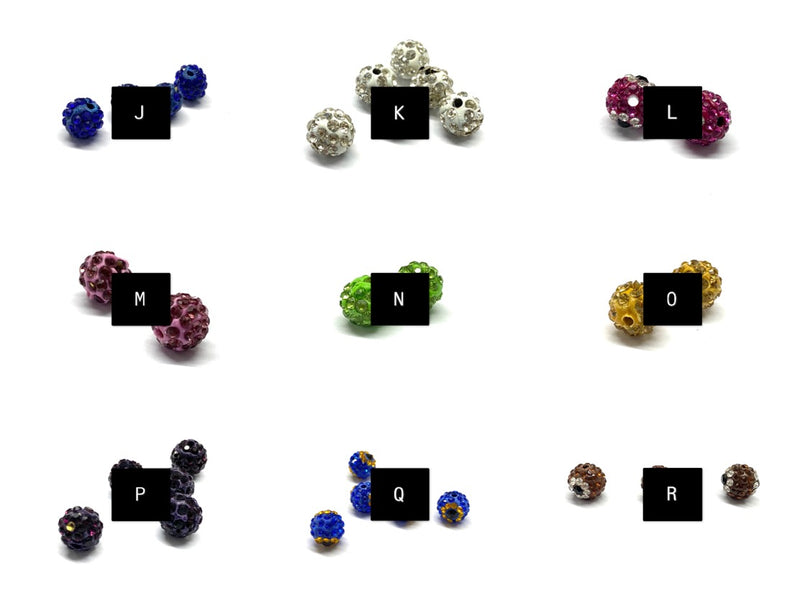 Beads con Rhinestone 9mm