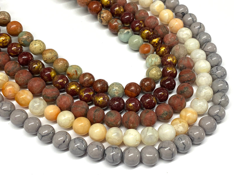 Semiprecious Stones, 8mm