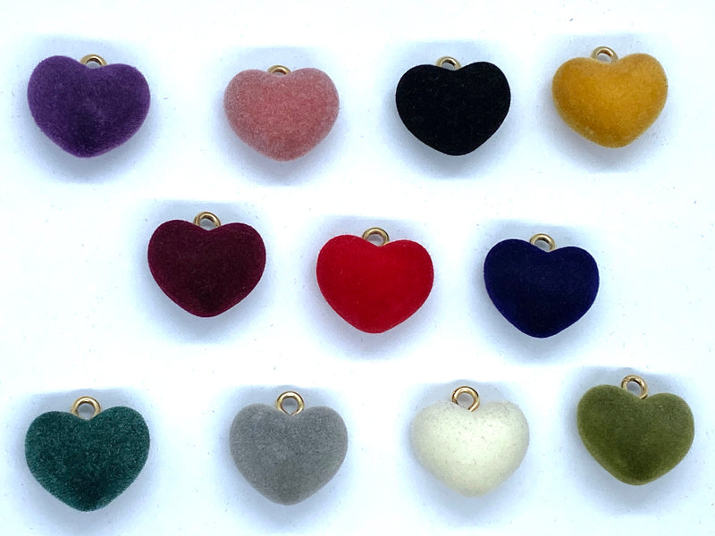 Corduroy Hearts, Charm, Pendant