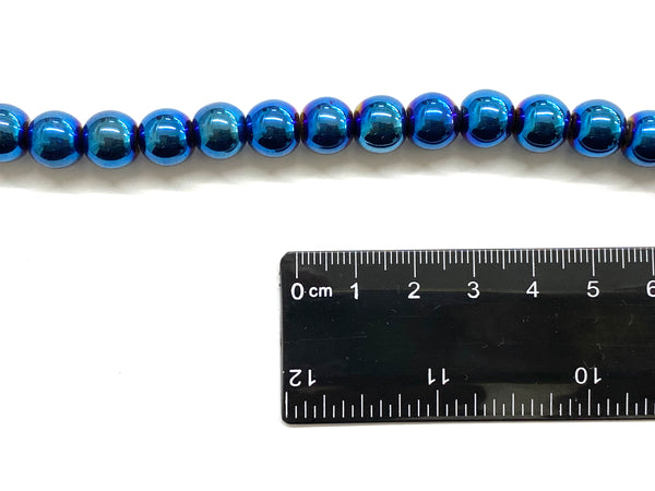Hematite Azul, 10mm, Beads