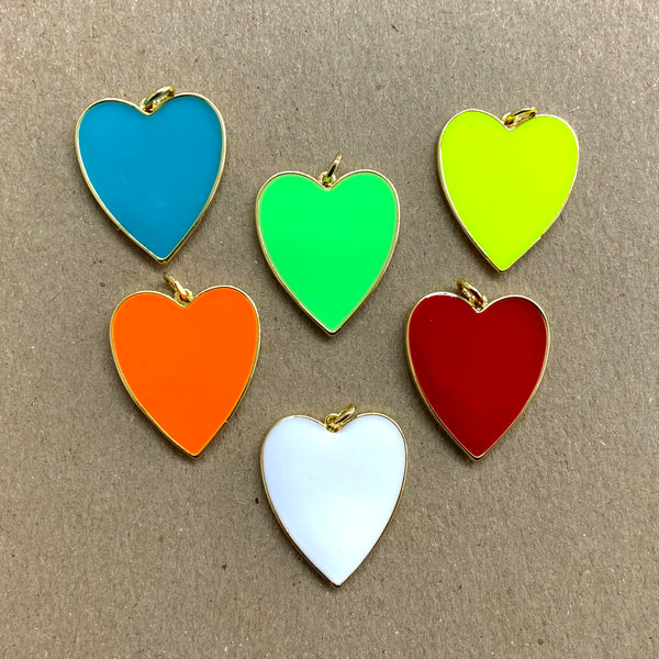 Corazón, Enchapado, Enamel